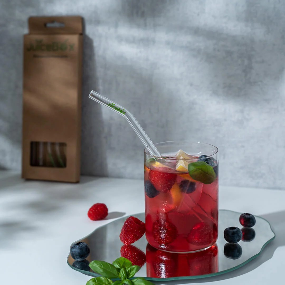 JuiceBox™ Glastrinkhalm Set 4+1 - Image 4