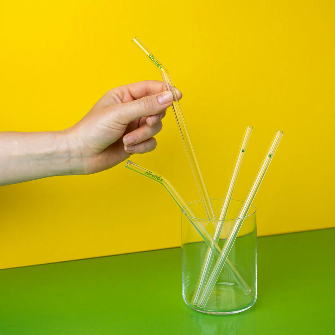 JuiceBox™ Glastrinkhalm Set 4+1 - Image 6